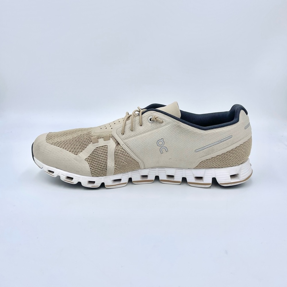 On Cloud 5 Sand/ Cream Lightweight Running Shoe Men’s size 12 - Picture 7 of 11